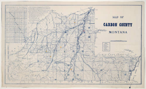 Carbon County Map 